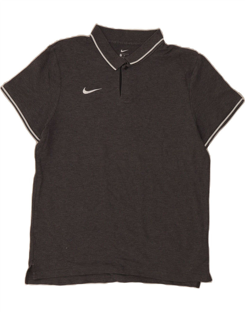 NIKE Mens Polo Shirt XL Grey Cotton Vintage Nike and Second-Hand Nike from Messina Hembry 