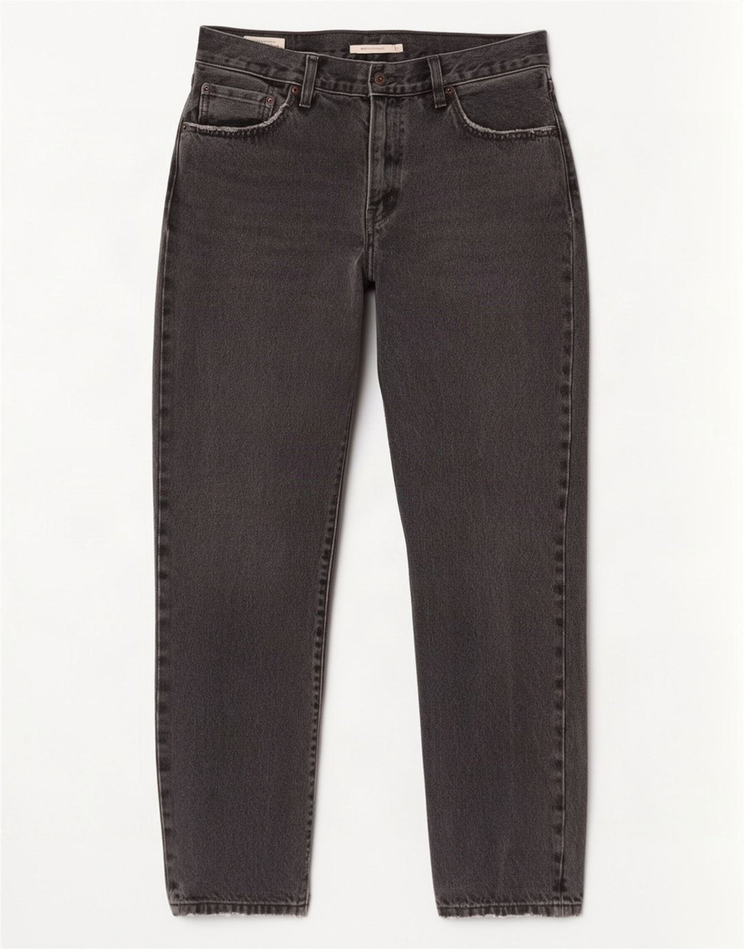 Levi's Womens Middy Straight Jeans W29 L31 Grey Cotton