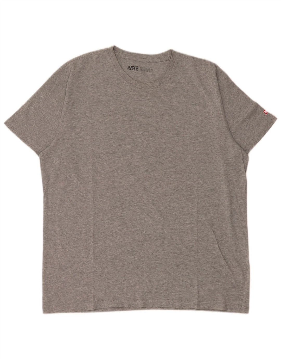 Rifle Mens T-Shirt Top Large Grey