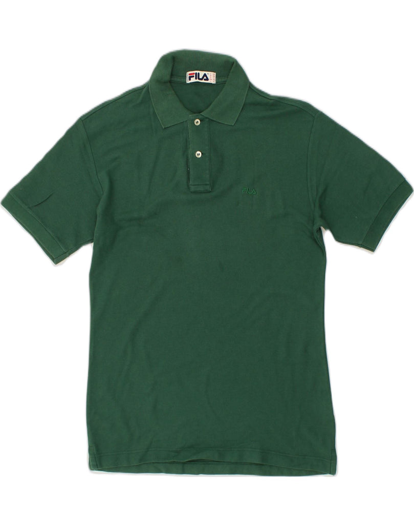 FILA Mens Polo Shirt IT 44 XS Green | Vintage Fila | Thrift | Second-Hand Fila | Used Clothing | Messina Hembry 