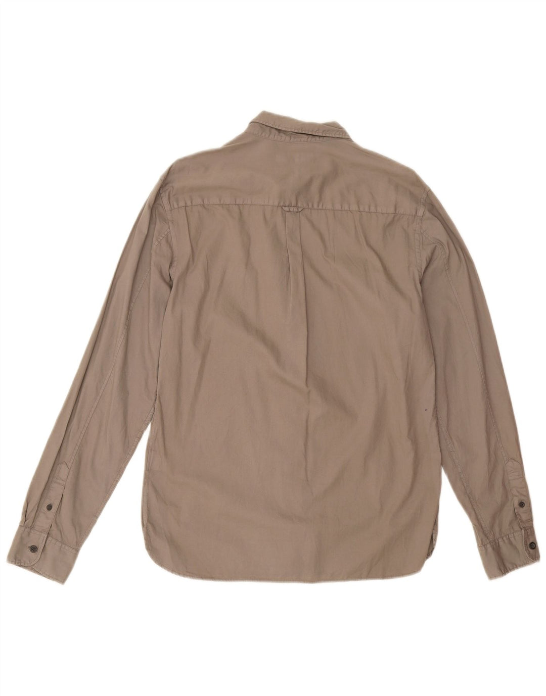 ALL SAINTS Mens Shirt Medium Grey Cotton