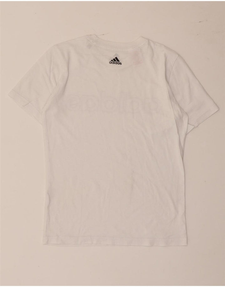 Adidas Boys Graphic T-Shirt Top 11-12 Years White