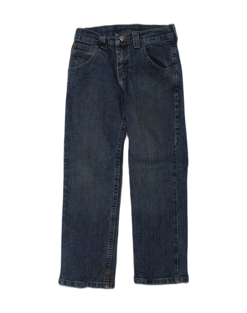 WRANGLER Boys Straight Jeans 7-8 Years W24 L22 Blue Cotton | Vintage Wrangler | Thrift | Second-Hand Wrangler | Used Clothing | Messina Hembry 