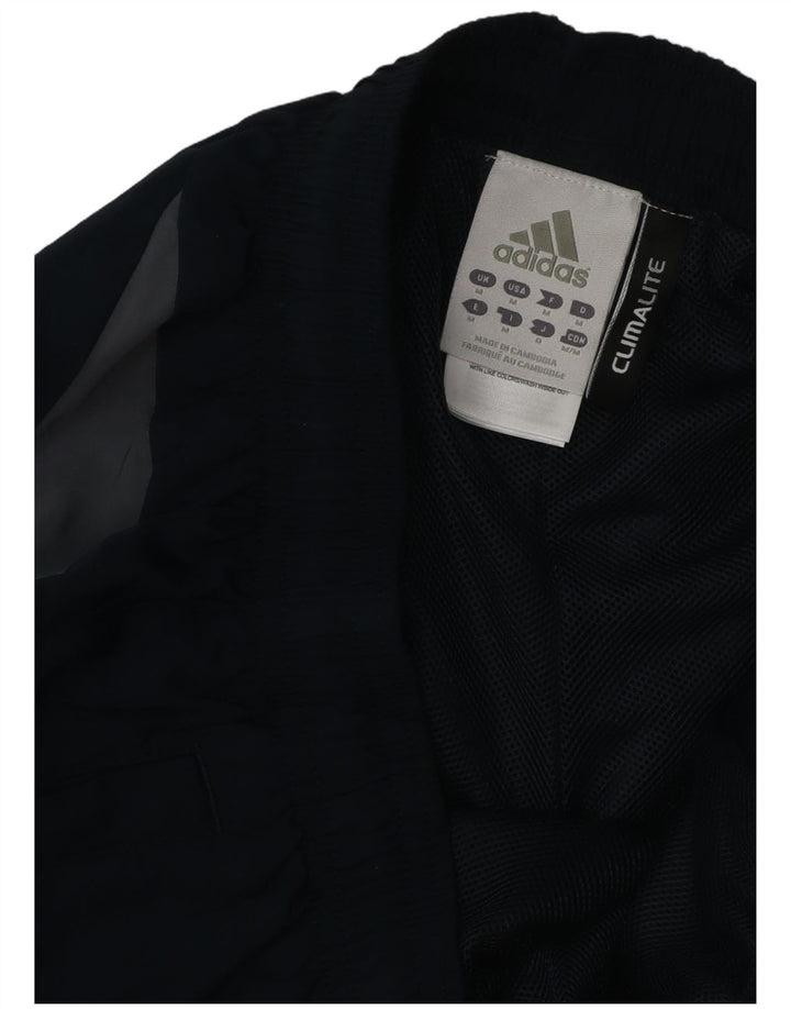 Adidas Mens Climalite Tracksuit Trousers Medium  Navy Blue Polyester