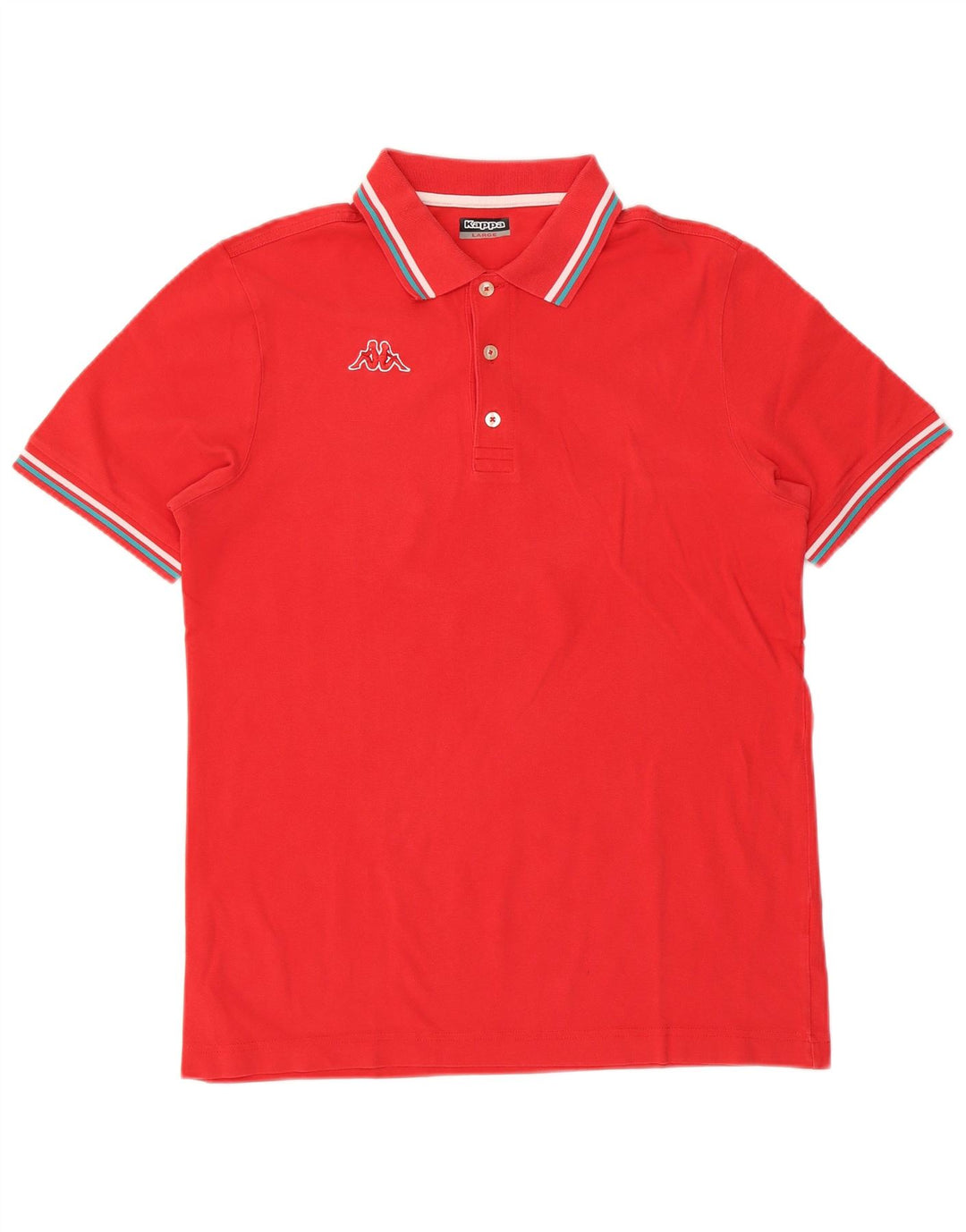 Kappa Mens Polo Shirt Large Red