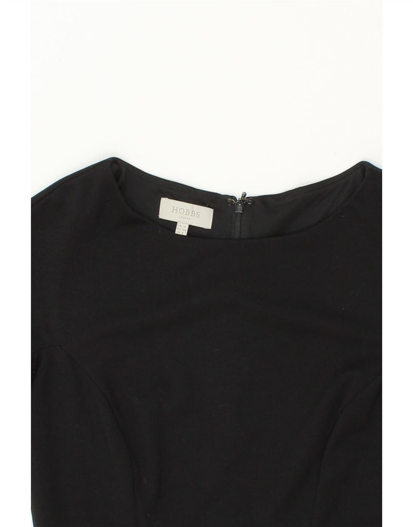 HOBBS Womens Bodycon Dress UK 10 Small  Black Vintage Hobbs and Second-Hand Hobbs from Messina Hembry 