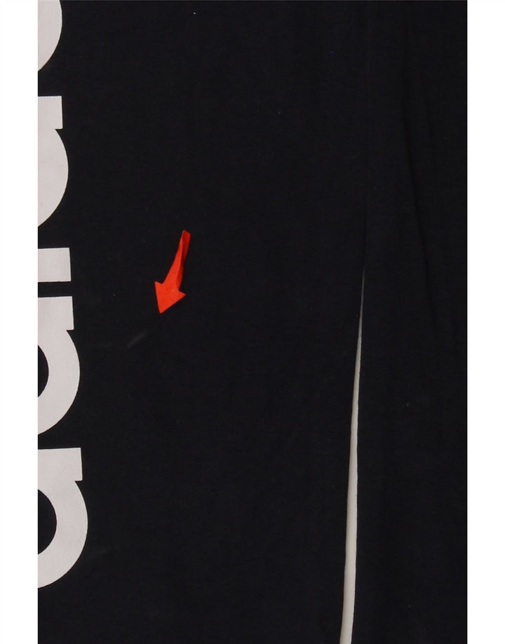 Adidas Womens Tight Fit Leggings UK 14/16 Medium  Navy Blue Cotton