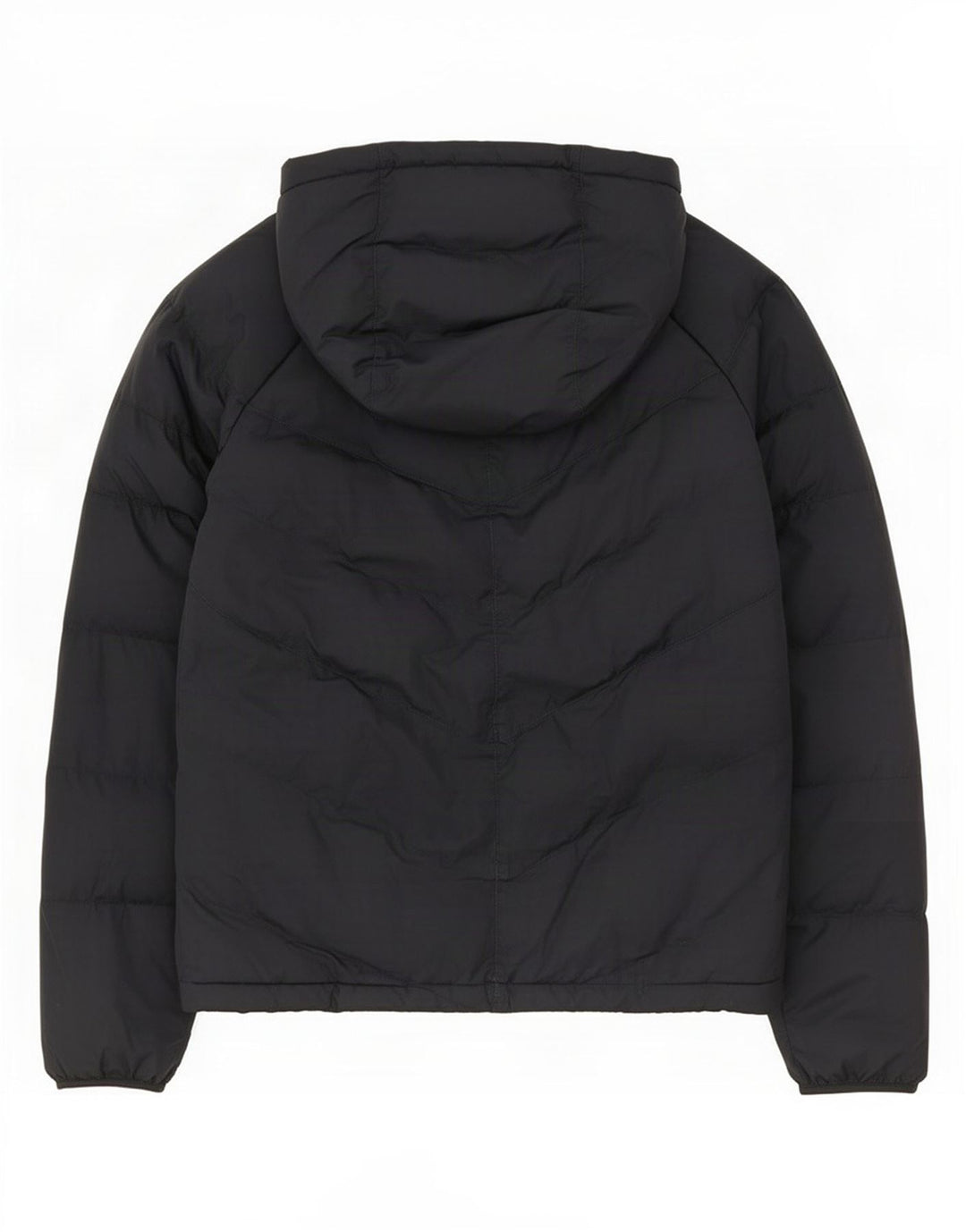 Nike Boys Hooded Padded Jacket 13-14 Years XL Black Polyester