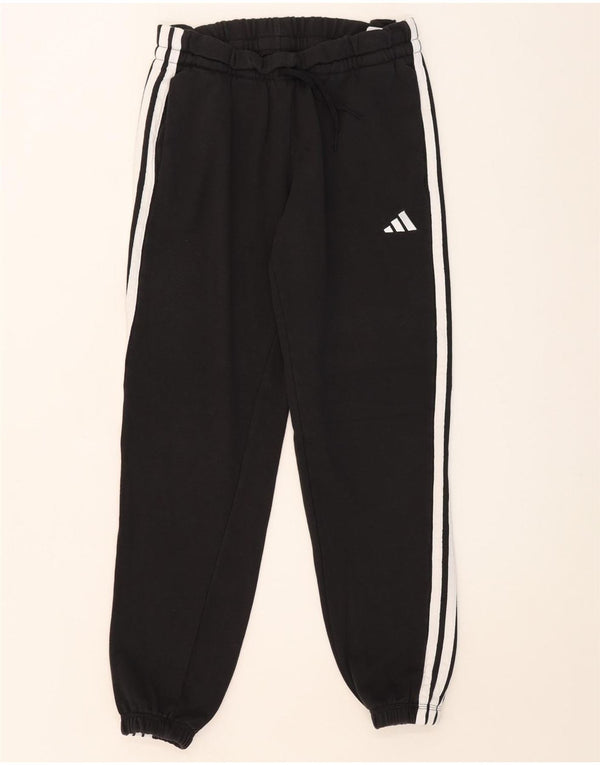 Adidas Womens Tracksuit Trousers Joggers UK 12/14 Medium Black Cotton