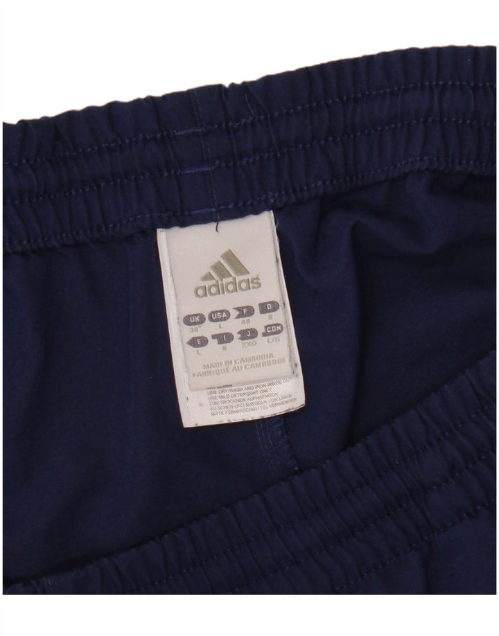 ADIDAS Mens Sport Shorts Large  Navy Blue Polyester