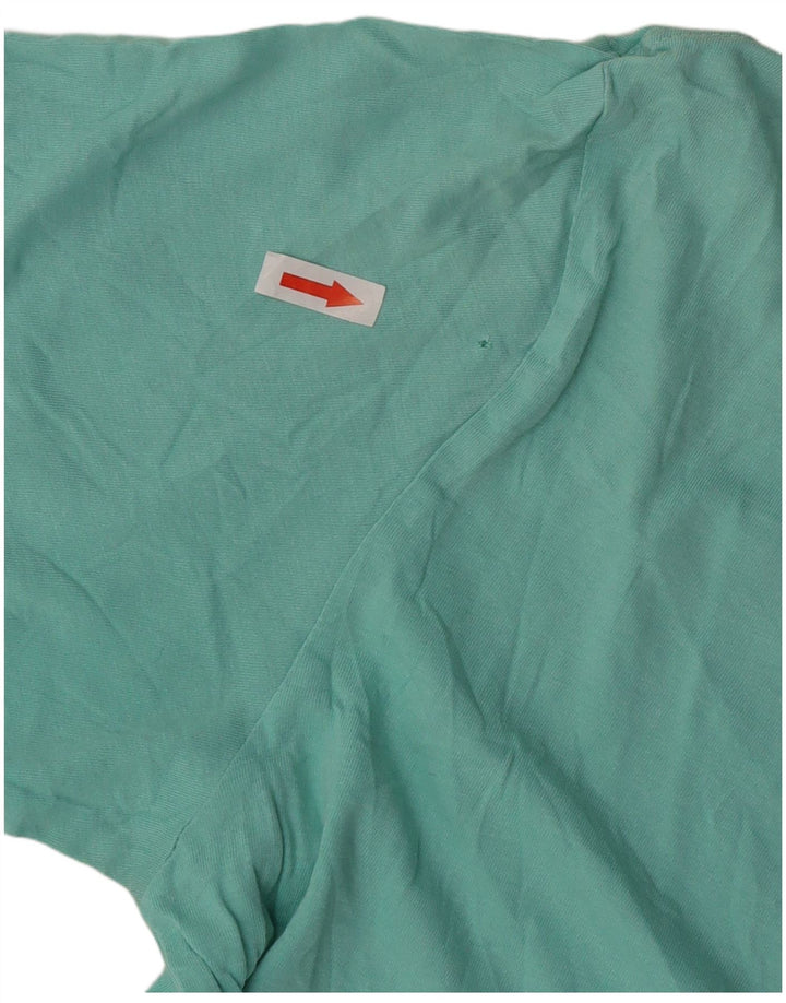 Champion Mens T-Shirt Top Medium Green Cotton