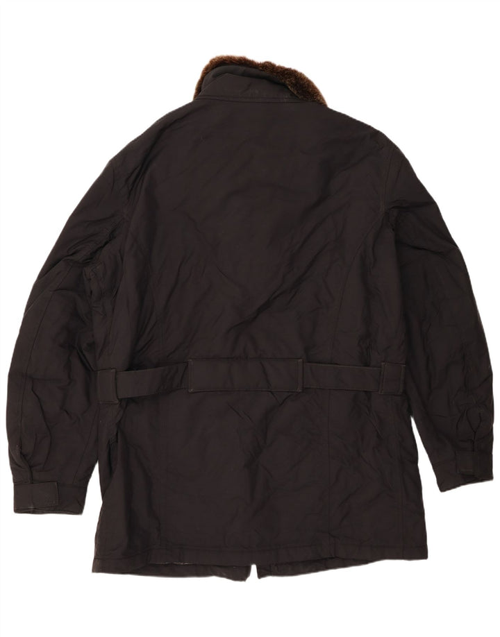 Refrigiwear Mens Regular Fit Windbreaker Jacket UK 44 2XL Black Nylon