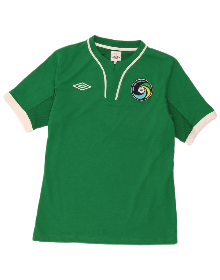 Umbro Mens Graphic T-Shirt Top Size 42 Large Green Polyester