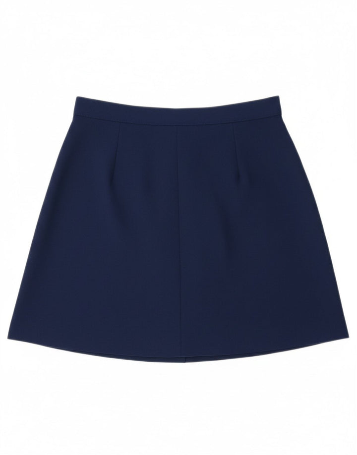 BENETTON Womens Mini Skirt IT 46 Large W30  Navy Blue Polyester Vintage Benetton and Second-Hand Benetton from Messina Hembry 