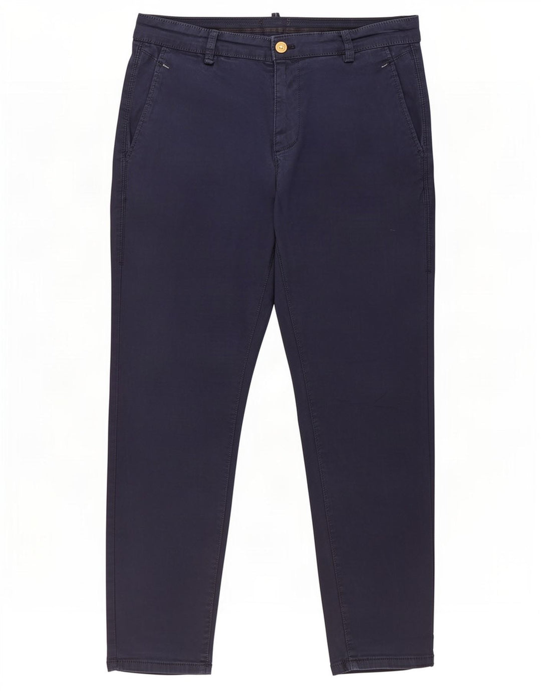 Zara Mens Slim Cropped Trousers EU 40 Medium W31 L26 Navy Blue