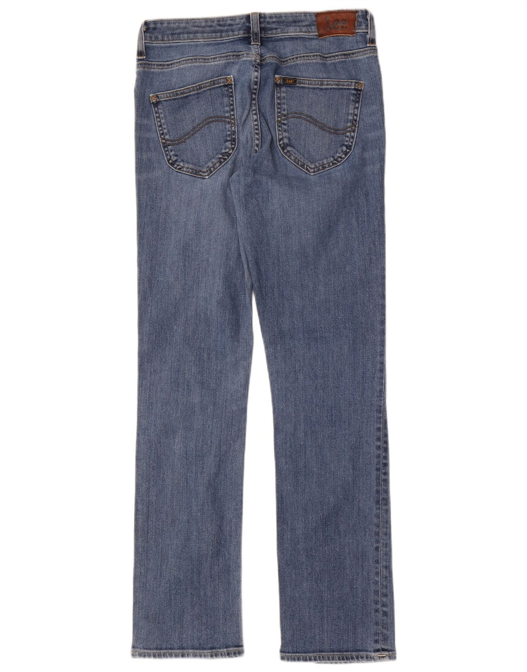 Lee Mens Marion Straight Jeans W29 L31 Blue Cotton