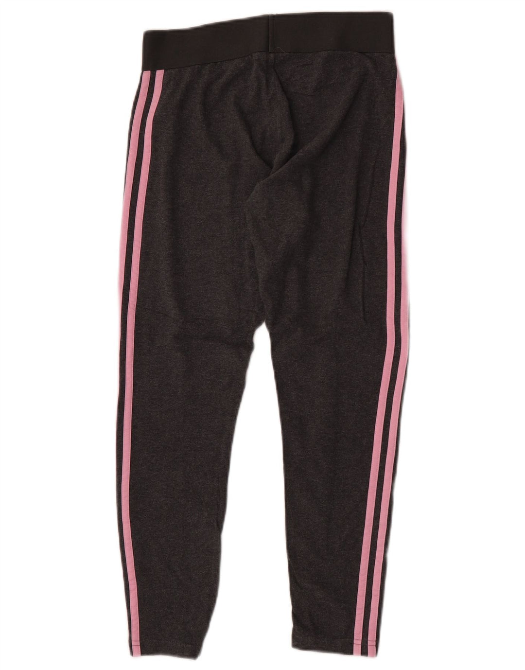 Adidas Womens Crop Leggings UK 8/10 Small  Grey Cotton