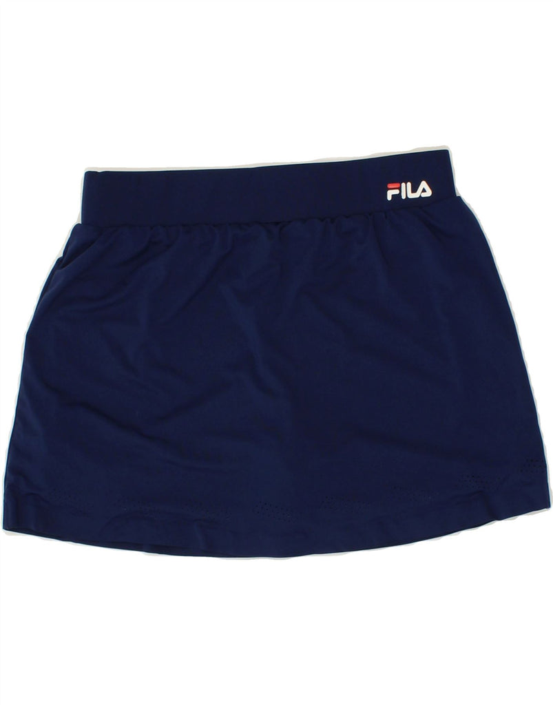 FILA Womens Skort UK 6 XS Navy Blue Polyester Vintage Fila and Second-Hand Fila from Messina Hembry 