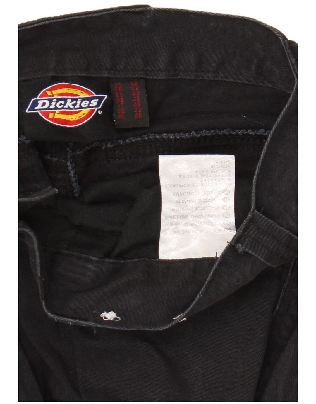 Dickies Mens Cargo Shorts W32 Medium Black Cotton