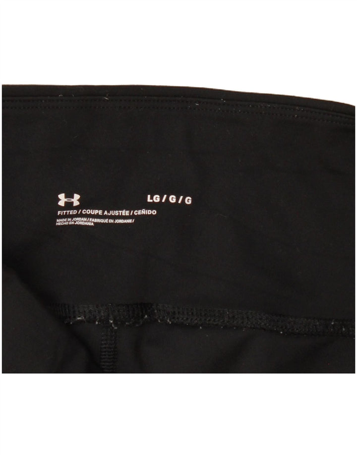 Under Armour Womens Leggings UK 14 Large Black