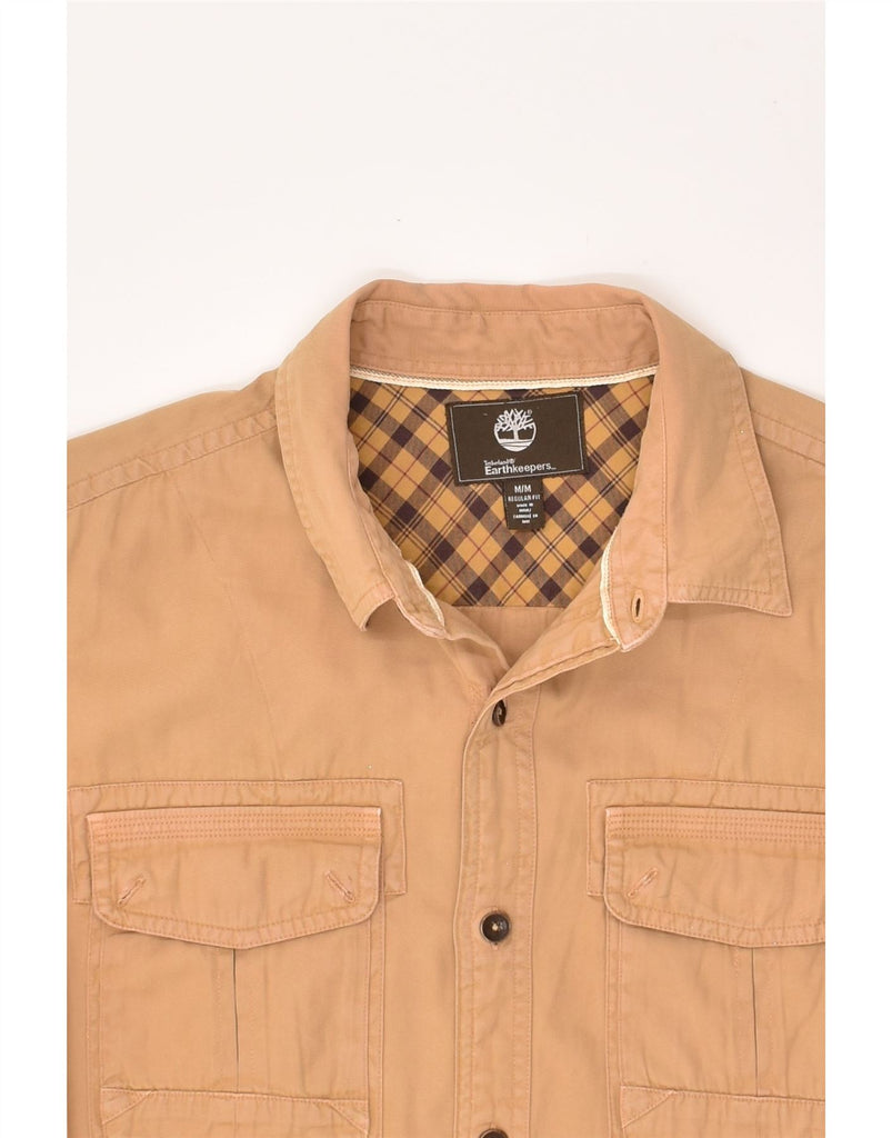 TIMBERLAND Mens Earthkeepers Regular Fit Shirt Medium Brown Cotton | Vintage Timberland | Thrift | Second-Hand Timberland | Used Clothing | Messina Hembry 