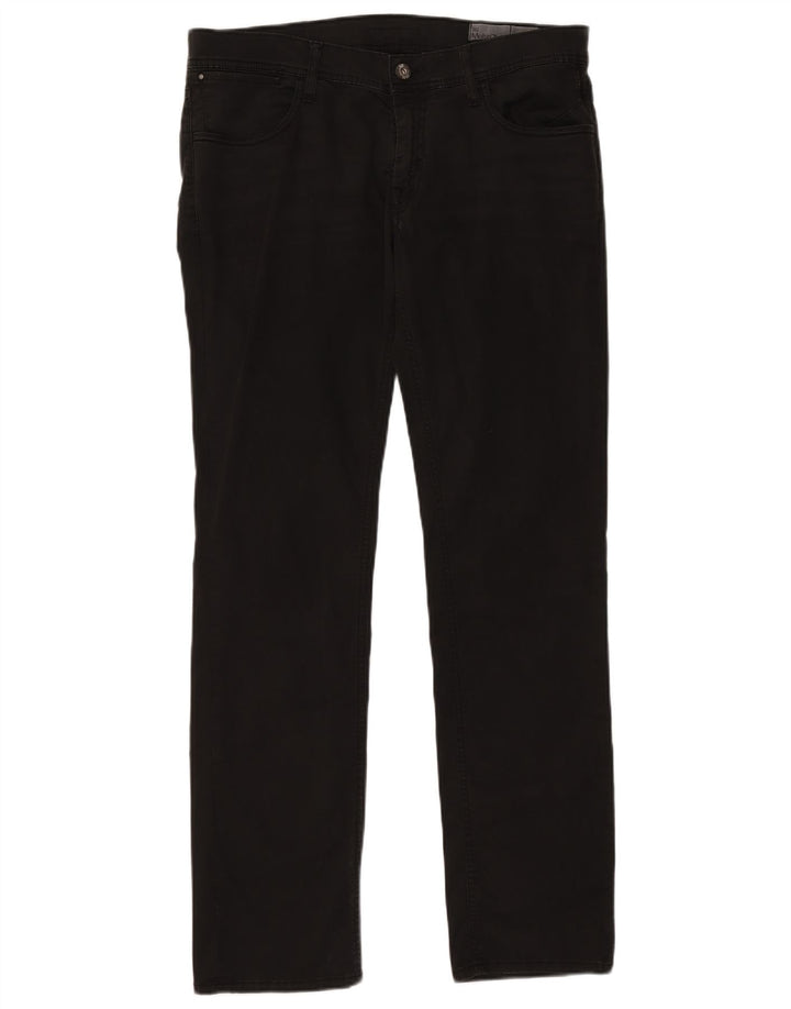 Meltin' Pot Mens Straight Jeans W36 L32 Black Cotton