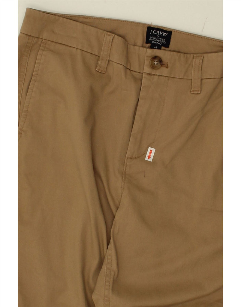 J. CREW Womens High Waist Chino Trousers US 4 Small W31 L27 Beige Vintage J. Crew and Second-Hand J. Crew from Messina Hembry 