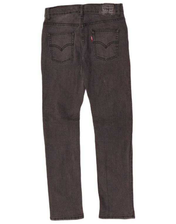 Levi's Boys 512 Slim Tapered Jeans 13-14 Years W28 L29 Grey Cotton