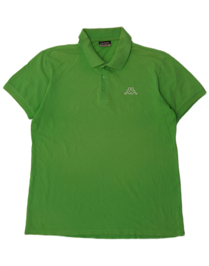 KAPPA Mens Polo Shirt Large Green