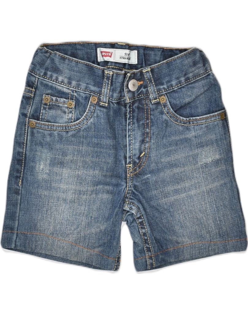 LEVI'S Boys 514 Denim Shorts 4-5 Years W20 Blue Cotton | Vintage | Thrift | Second-Hand | Used Clothing | Messina Hembry 