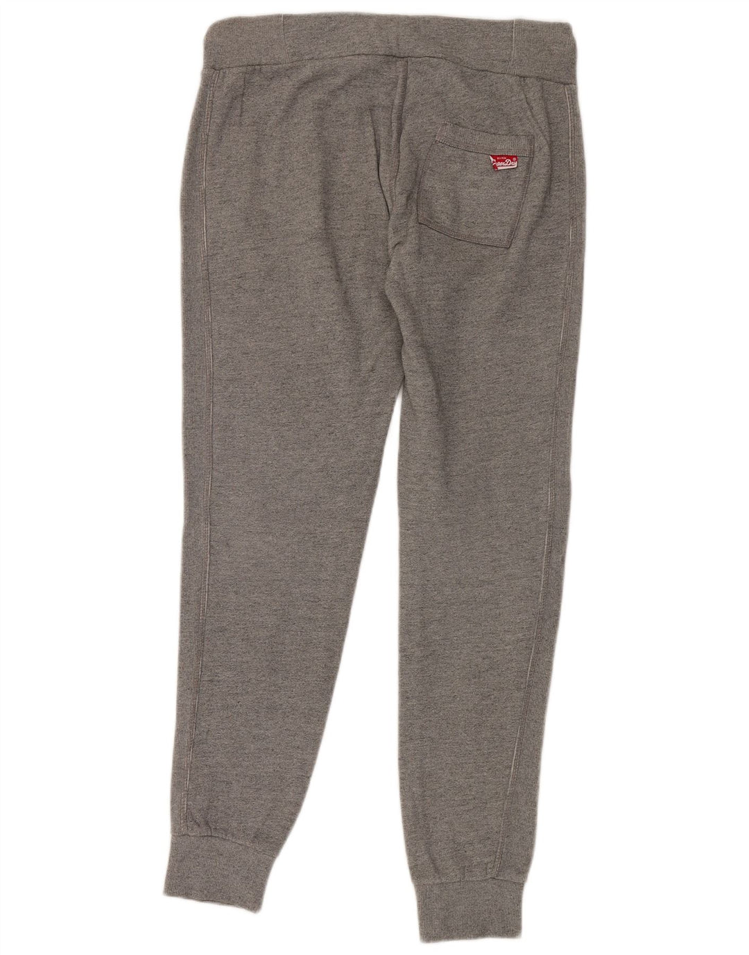 Superdry Womens Tracksuit Trousers Joggers UK 16 Large  Grey Cotton