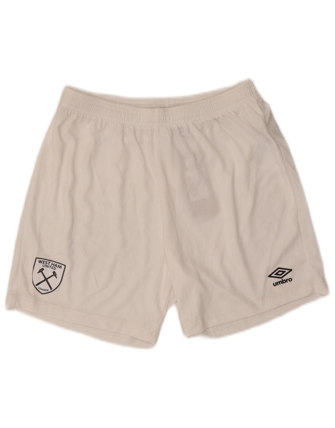 Umbro Mens West Ham United F.C Sport Shorts Medium  White Polyester