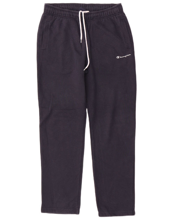 Champion Mens Tracksuit Trousers Medium Navy Blue Cotton