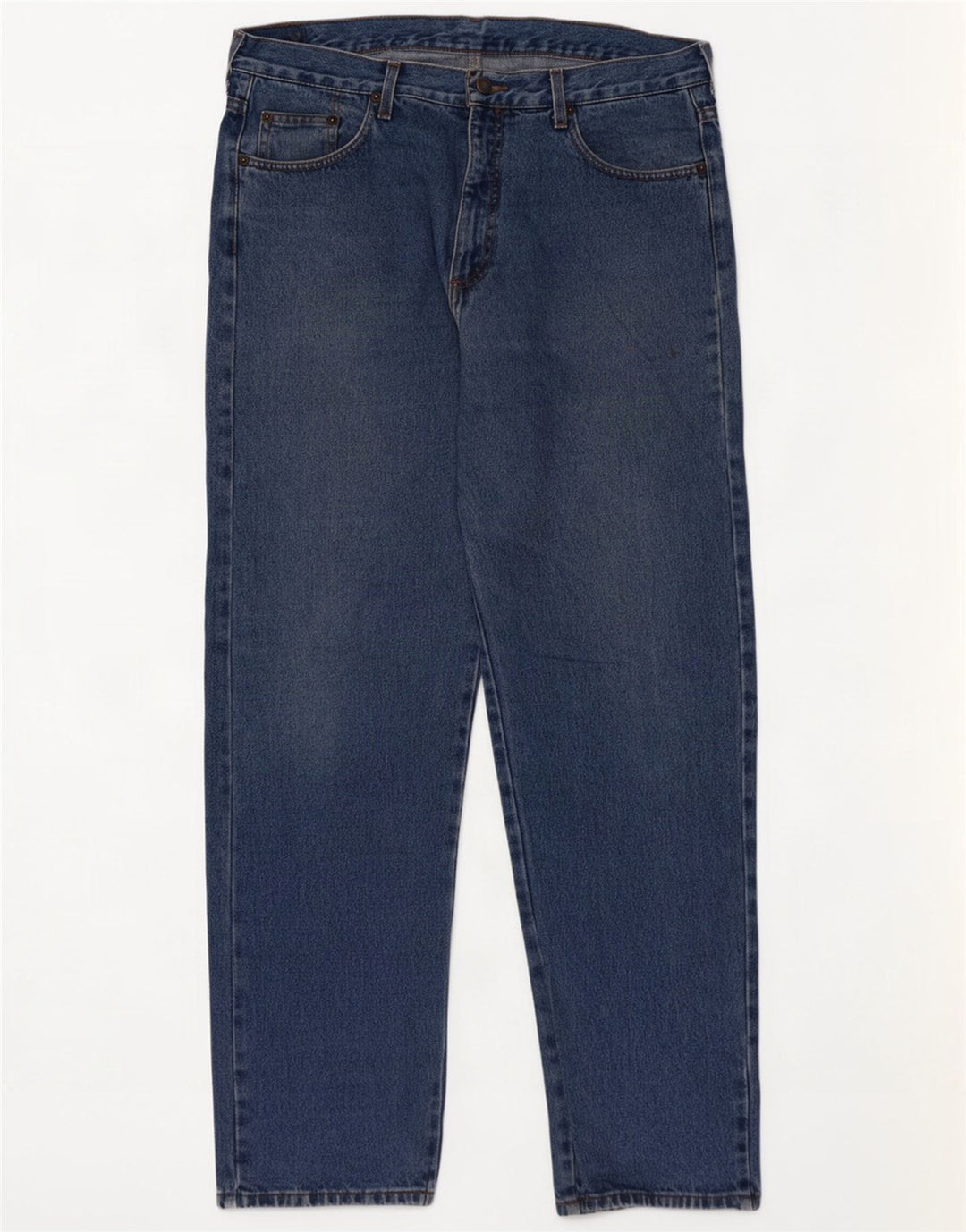 Lee Cooper Mens Straight Jeans W38 L32 Blue Cotton