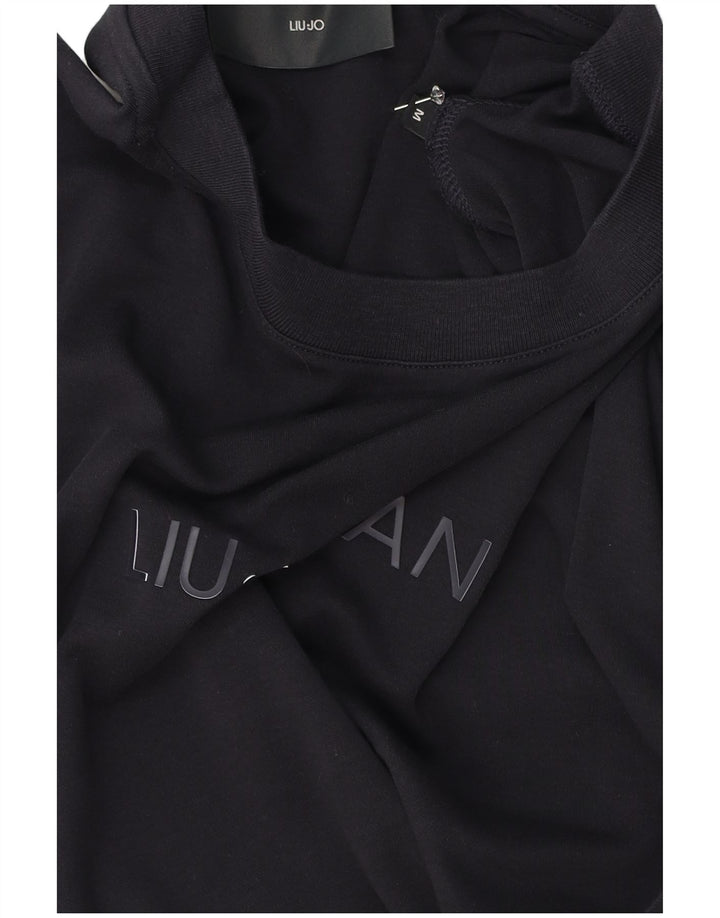 Liu Jo Mens Graphic T-Shirt Top Medium Navy Blue