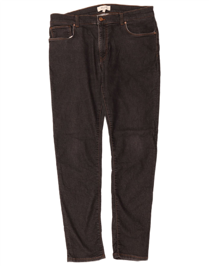 Reiss Womens Slim Jeans W34 L30 Black Cotton