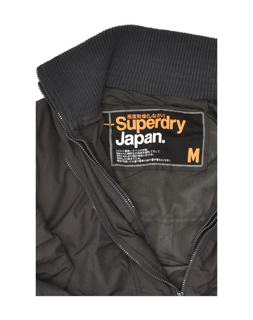 SUPERDRY Mens Windbreaker Jacket UK 38 Medium Grey Nylon | Vintage Superdry | Thrift | Second-Hand Superdry | Used Clothing | Messina Hembry 