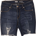 MOSSIMO Womens Mid Rise Denim Shorts US 8 Medium W29  Blue Cotton Vintage Mossimo and Second-Hand Mossimo from Messina Hembry 