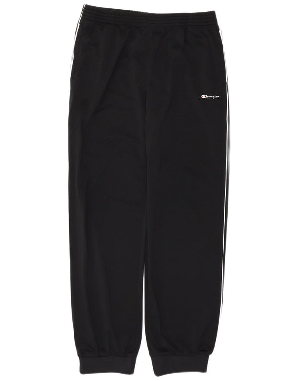 CHAMPION Mens Tracksuit Trousers Joggers XL  Black Polyester