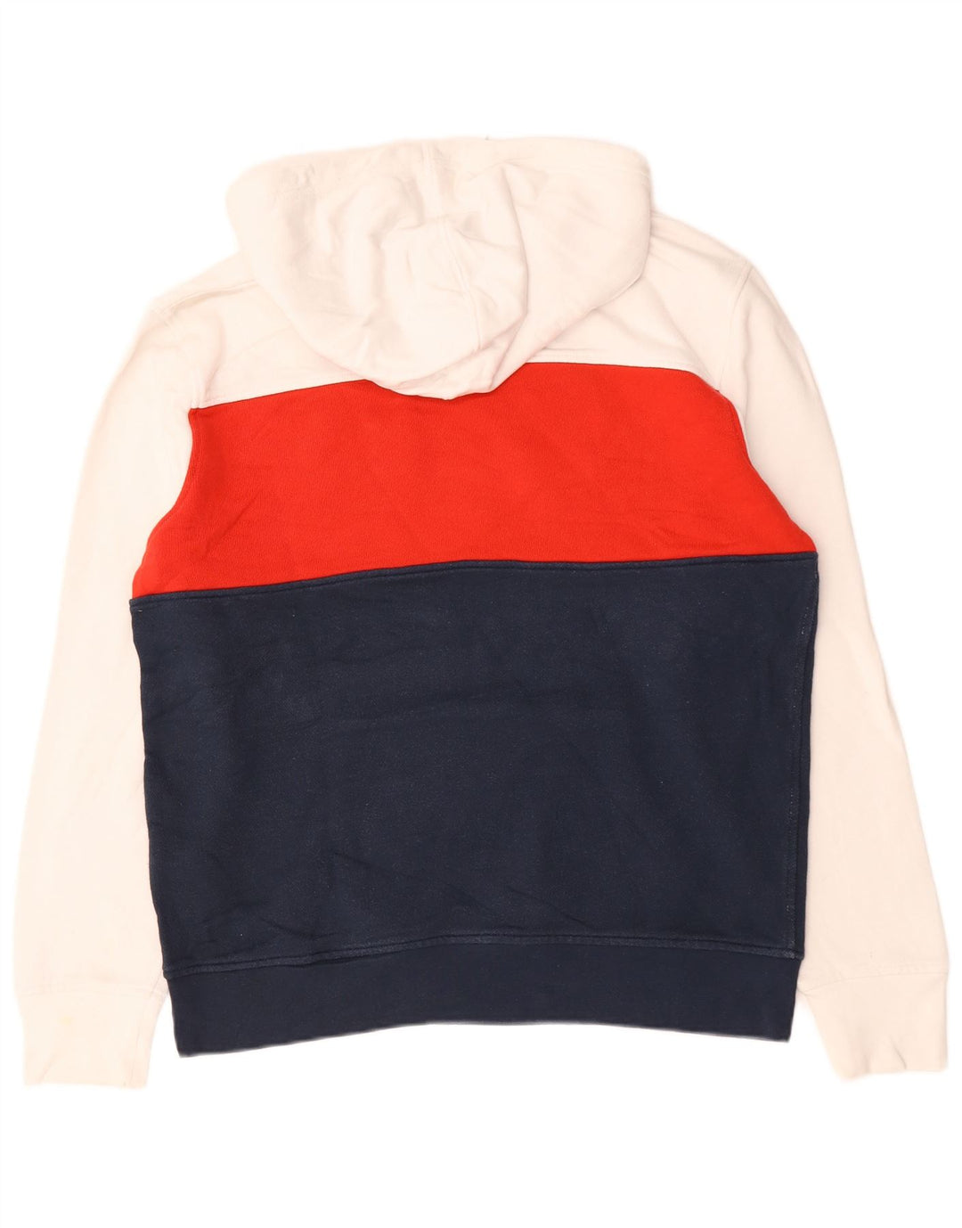 Levi's Mens Graphic Hoodie Jumper Large Multicoloured Colourblock Cotton