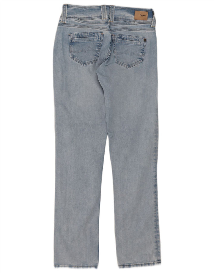 PEPE Jeans Womens Straight W29 L32 Blue Cotton