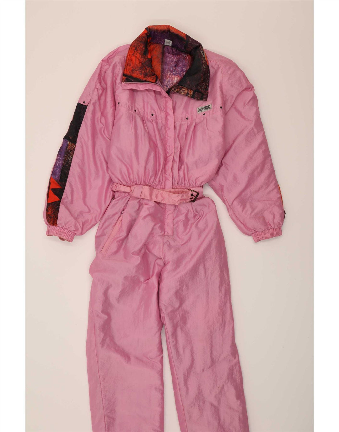 Vintage Womens Reversible Ski Jumpsuit IT 42 Medium Multicoloured Geometric