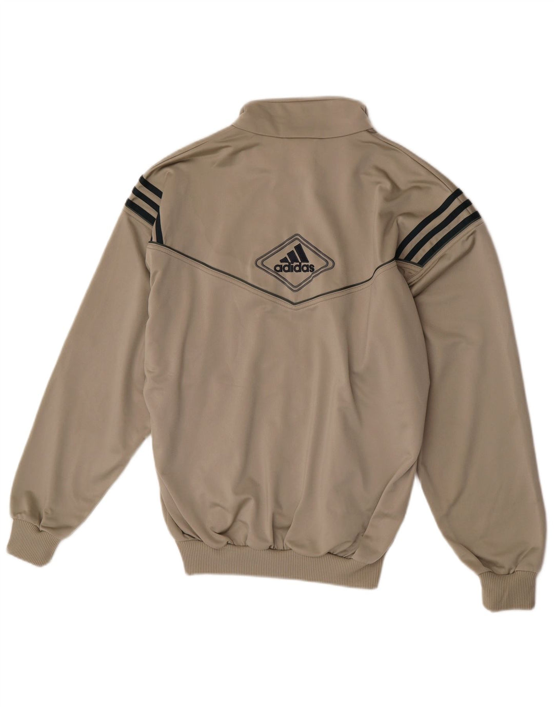 Adidas Mens Tracksuit Top Jacket UK 38/40 Medium Grey Colourblock Polyester