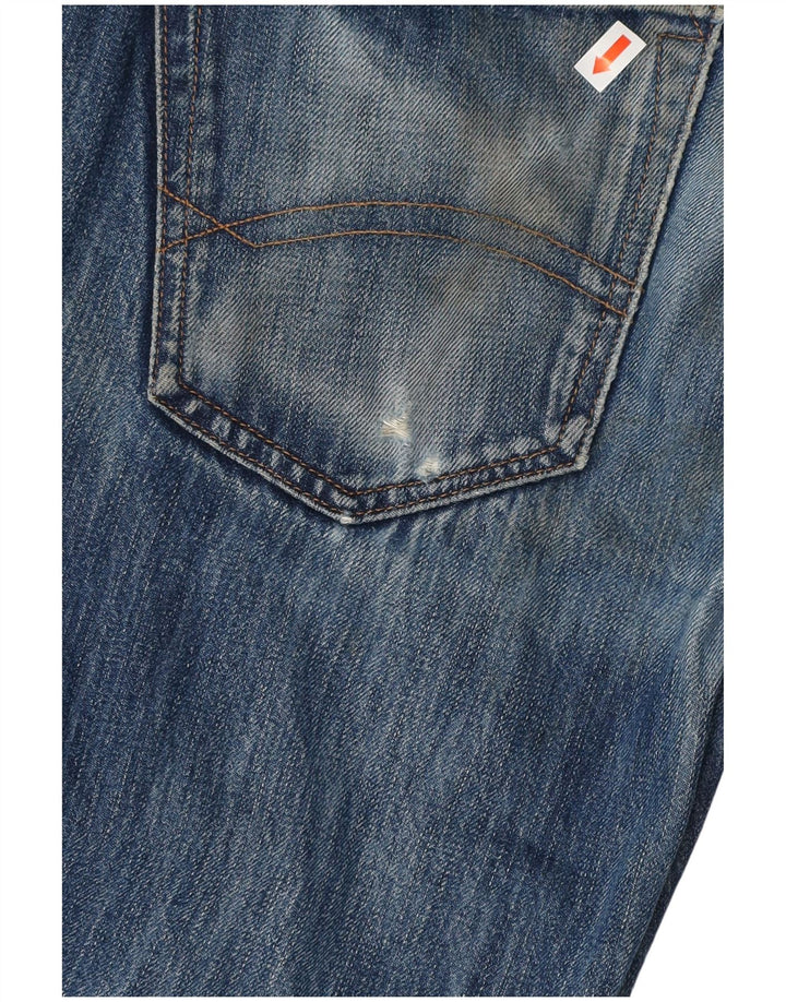 Tommy Hilfiger Mens Distressed Slim Jeans W30 L32 Blue Cotton