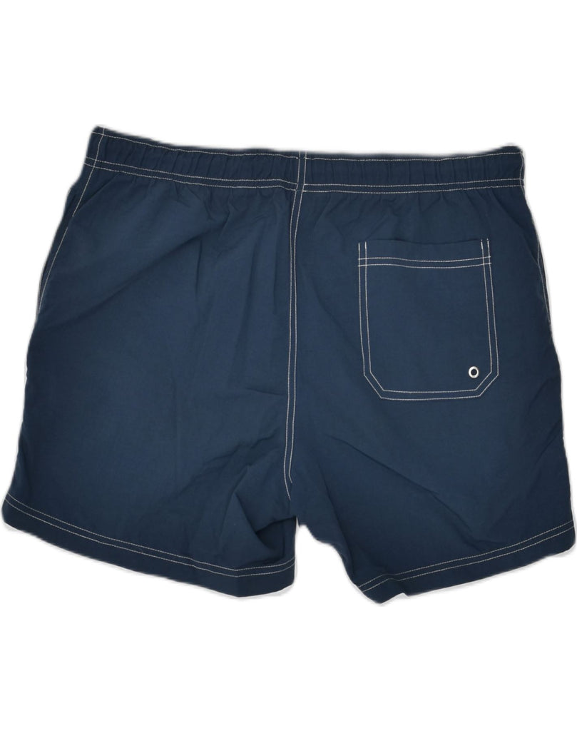 CHAMPION Mens Sport Shorts Large Navy Blue Polyester | Vintage | Thrift | Second-Hand | Used Clothing | Messina Hembry 