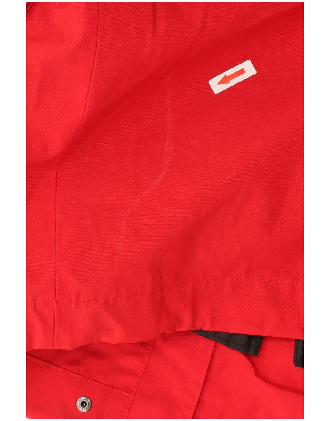 Zara Womens Hooded Oversized Padded Jacket UK 10 Small Red Polyester