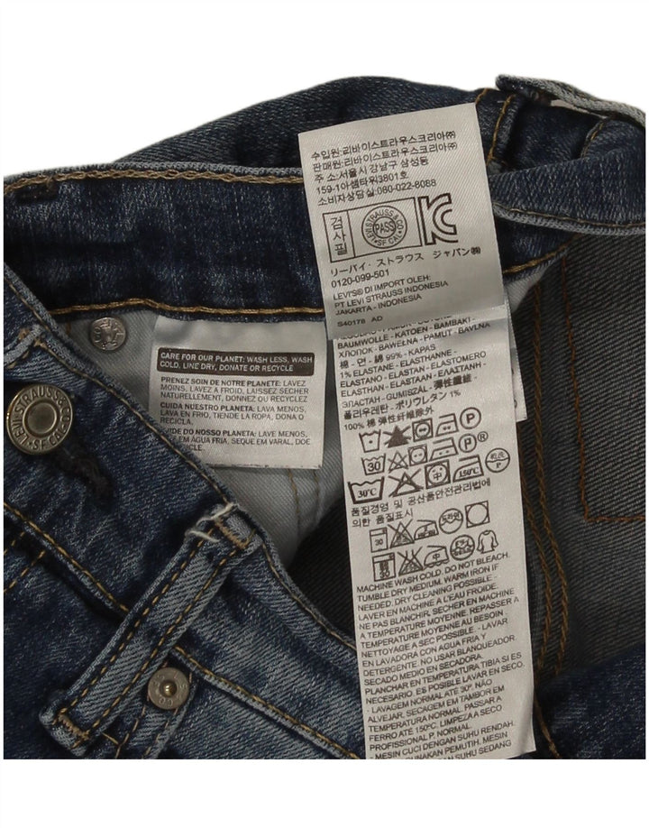 Levi's Mens 511 Slim Jeans W32 L34 Blue Cotton
