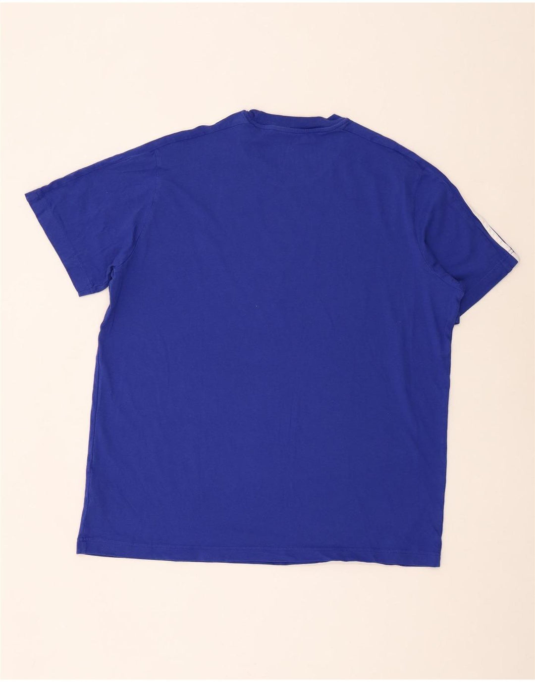 Adidas Mens T-Shirt Top XL Blue Cotton