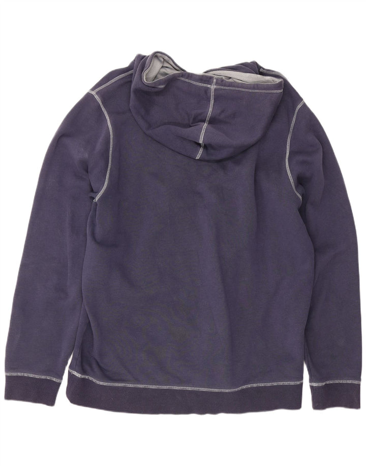 Under Armour Mens Hoodie Jumper Large Navy Blue Cotton