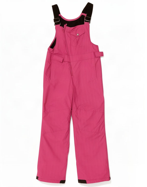 Columbia Girls Dungarees Ski Trousers 14-15 Years Pink Nylon